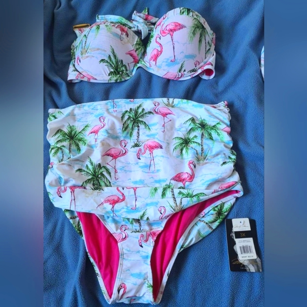 A 3X Marilyn Monroe Swimwear Bikini Set